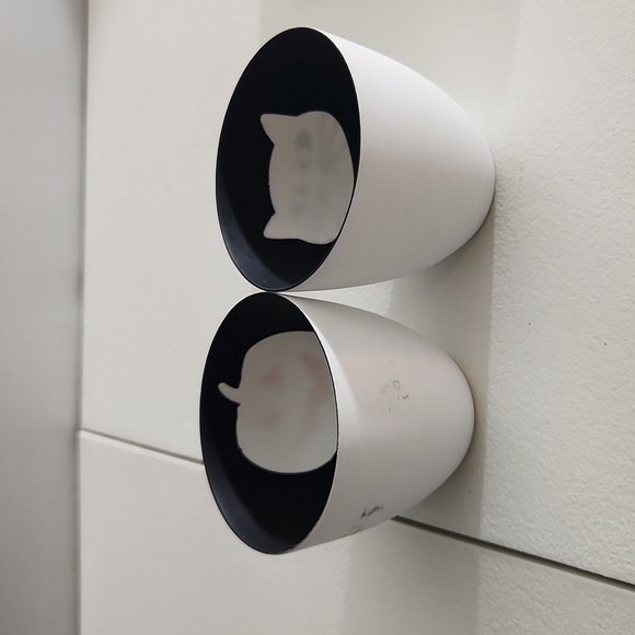 Partylite shadow cat cup and pumpkin tealight cup see pics one has marks - Picture 4 of 6